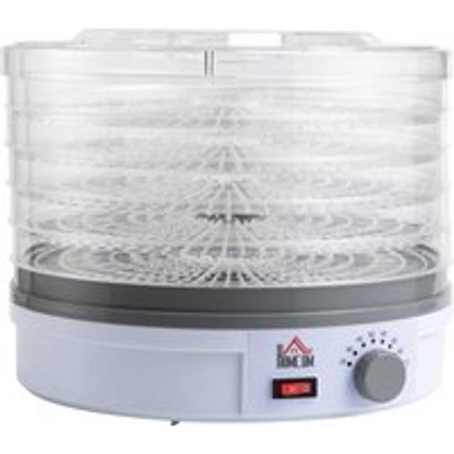 245W 5Kg Five Tray Food Dehydrator White by Homcom