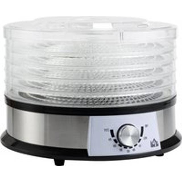 250W 5Kg Fiev Tray Food Dehydrator Silver