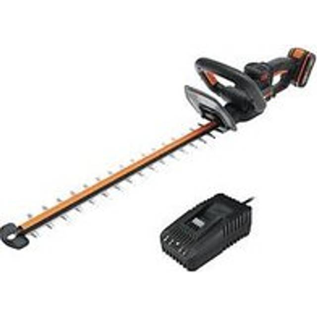 Worx 20V 57Cm Brushless Cordless Hedge Trimmer With X1 4.0Ah Battery And Charger - One Colour