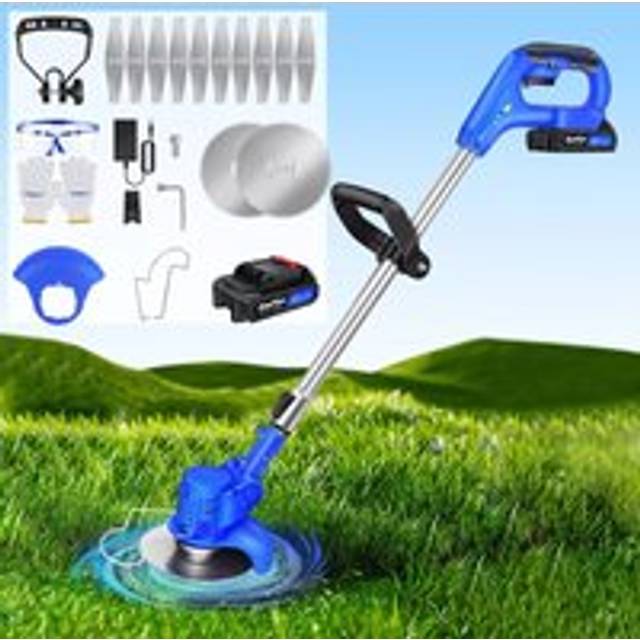 Cordless Strimmer Grass Trimmer Tree Cutter Garden Edger Electric 1x Batteriy 21V