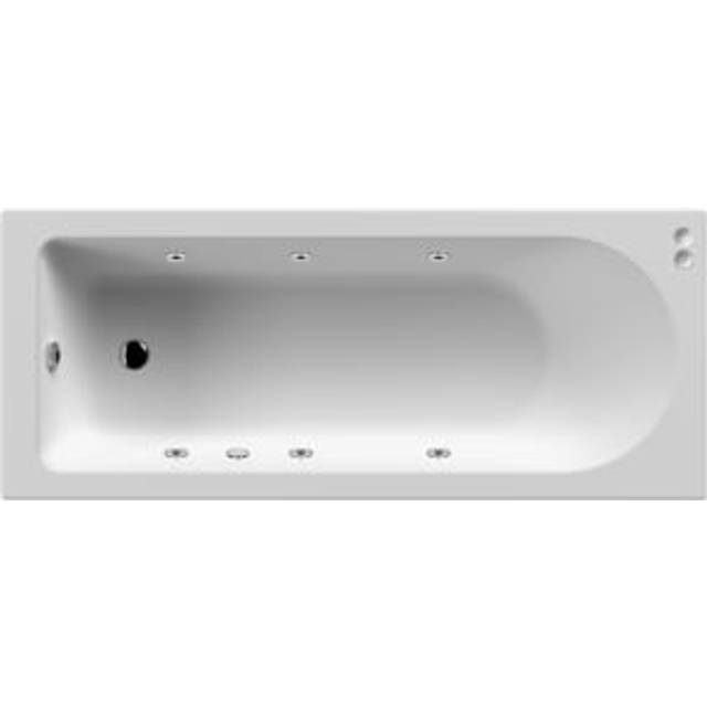 Balterley Single Ended 6 Jet Whirlpool Bath - 1700 x 700