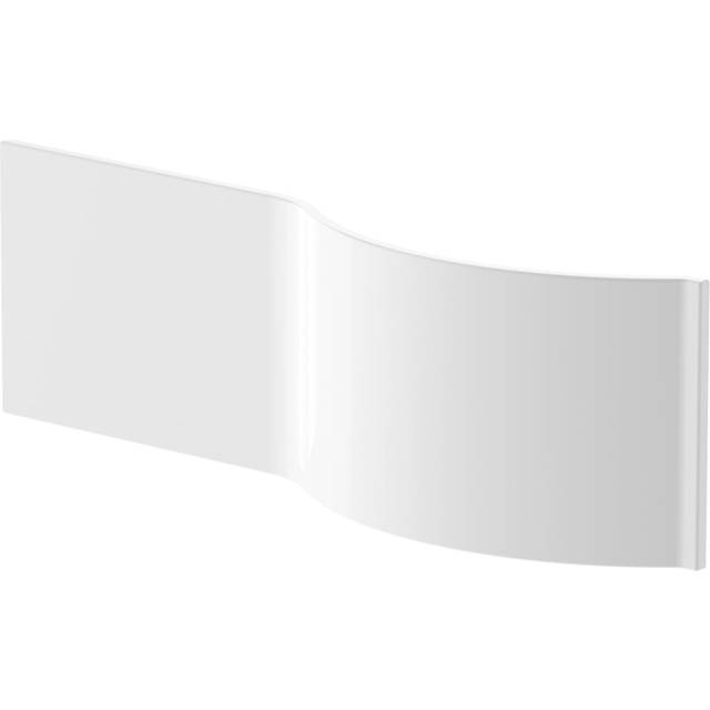 nuie Shower Bath Front Panel (1600mm), White