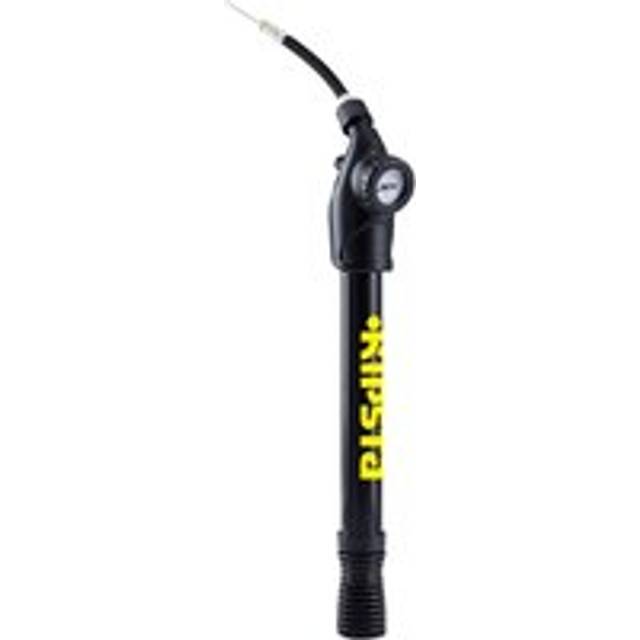 Dual Action Ball Pump & Pressure Gauge With Hose - -