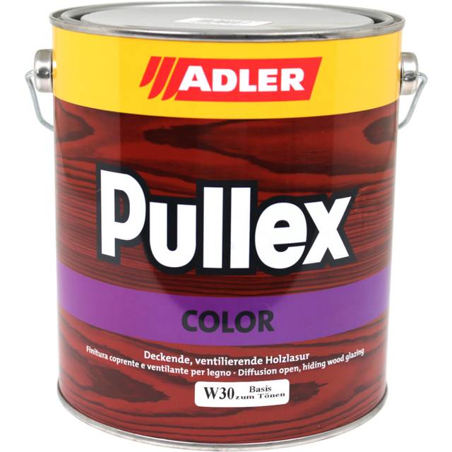 2,5 Liter Adler Pullex Color Holzlasur Basis W30 deckend lösemittelbasiert