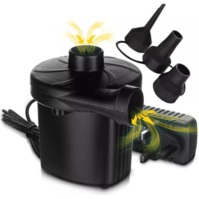 HEAVY DUTY Portable Rechargeable Cordless Tyre Inflate Air Compressor Air Bed Pools Bike Pump