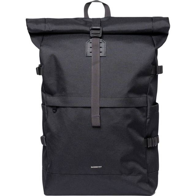 Backpack Sandqvist Icon Rolltop L - Noir - 26 L