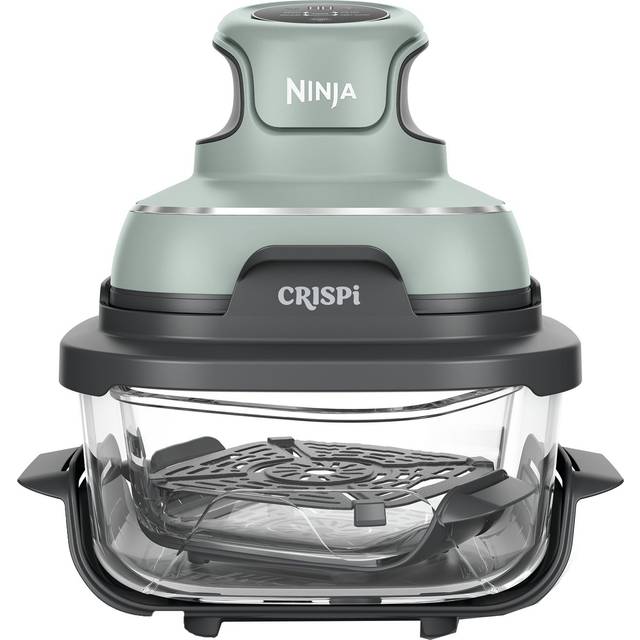 NINJA Crispi 4-in-1 Portable Glass Air Fryer - Sage Green, Green