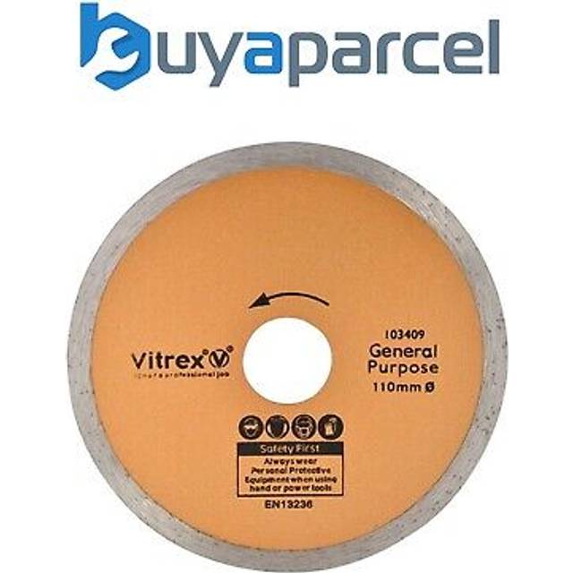 Vitrex - 103402NDE Diamond Wet Tile Saw Blade 110mm 103409 22mm Bore VIT103409