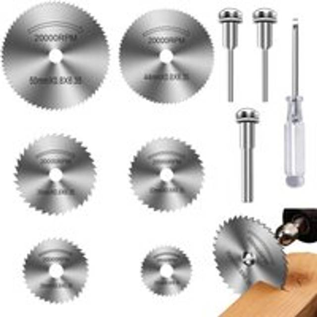 Cutting Discs for Dremel, HSS, Mini Circular Saw Blade for Cutting Wood, Plastic and Metal
