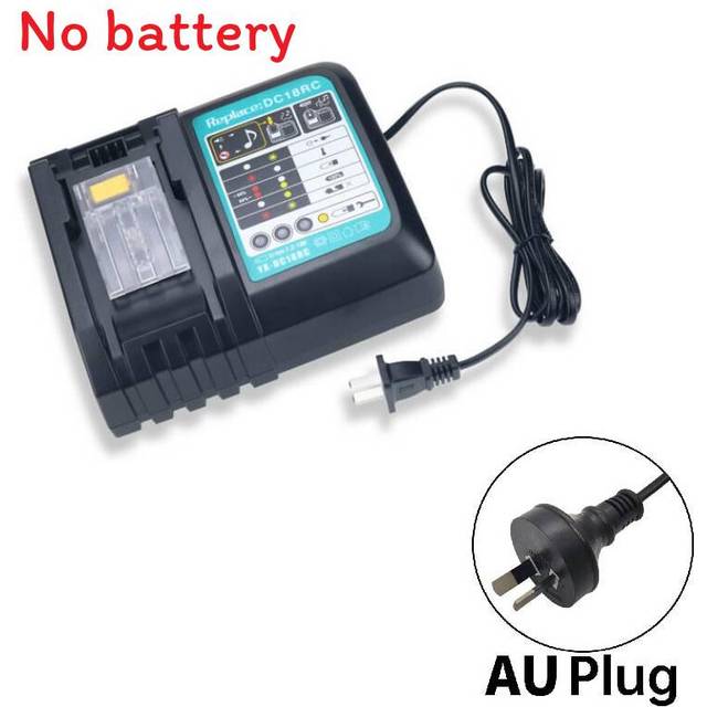 (AU) 18rc Quperr Fast Charger Tool Compatible Makita 144v18v Replacement Battery