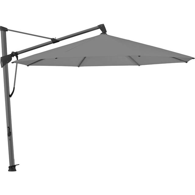 Glatz, Sombrano S+ frihängande parasoll 350 cm kat.4 antracite alu / 420 smoke