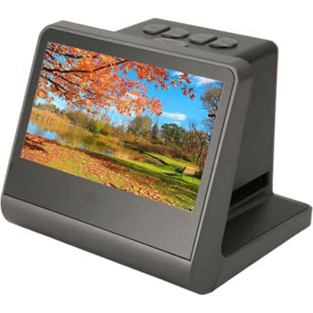 Digital Film Slide Scanner, Converts 135mm 110 126 and Super 8 Films Slides Negatives to High Resolution 48MP JPEGs