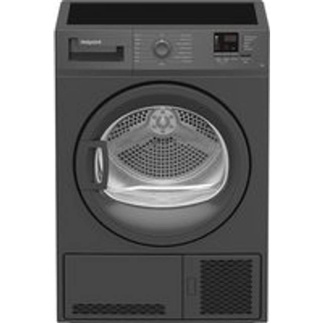 HOTPOINT C HD C92 GGGD UK 9 kg Condenser Tumble Dryer - Graphite, Silver/Grey