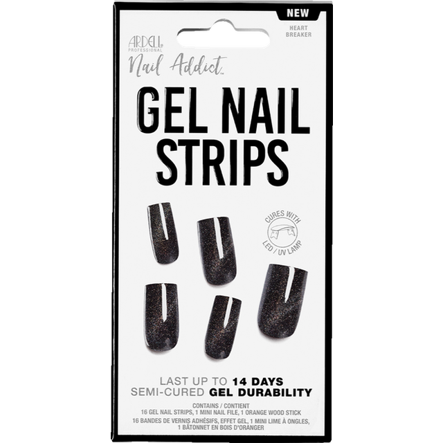 Ardell LED Gel Nail Art Strips - Heart Breaker