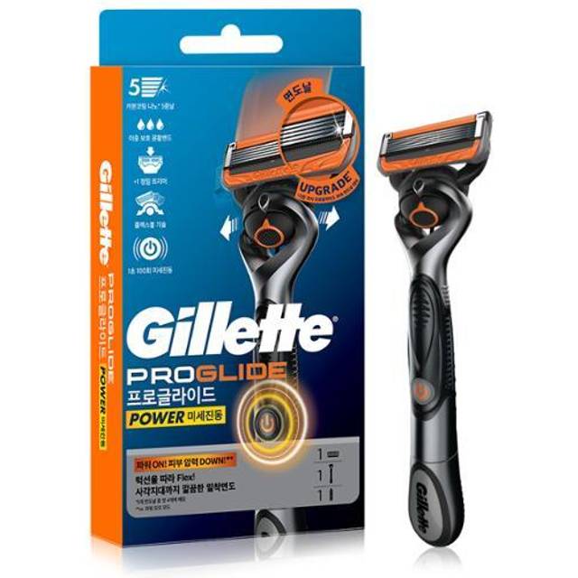 Gillette Proglide Power Razor Handle + 1 Blade