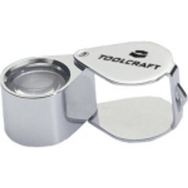 TOOLCRAFT TO-8595999 inslagslupp Förstoringsfaktor: 10 x Linsstorlek: (Ø) 19 mm