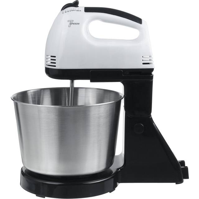 Electric Hand Mixer 120W 1.7L 7 Speed Food Whisk Blender Egg Cake Beater