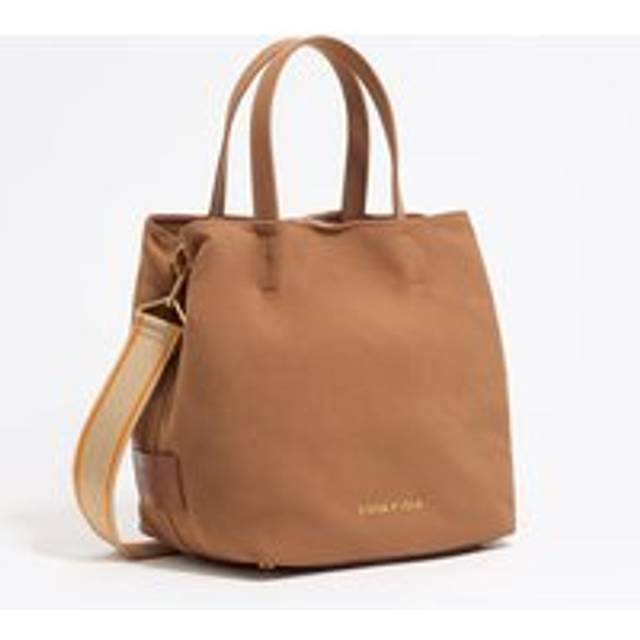 Large cinnamon gabardine Chihuahua bag - CINNAMON - UN