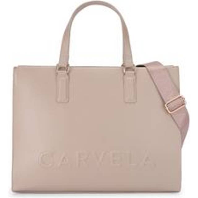Carvela Women's Tote Bag Taupe Synthetic Frame