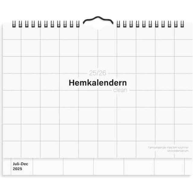 Hemkalendern Clean 25/26