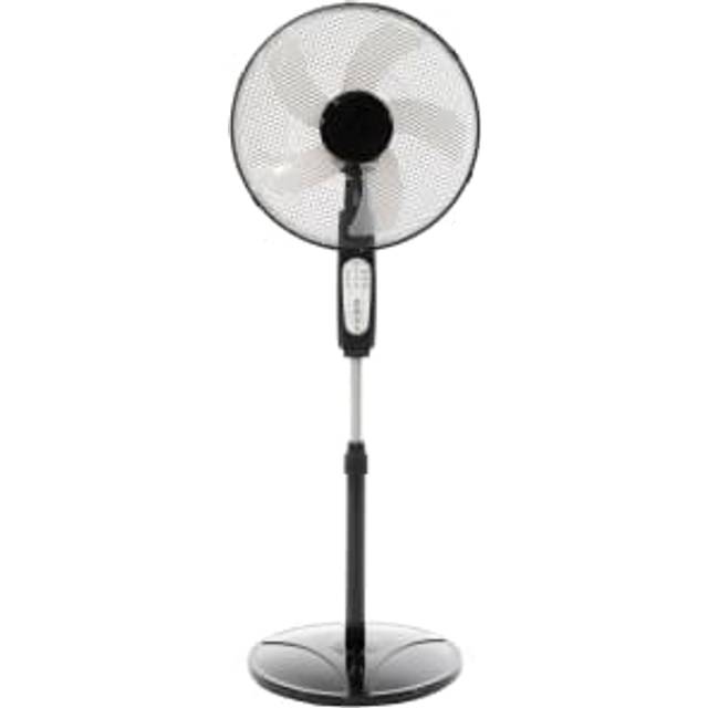 Fine Elements Pedestal Fan with Remote - 16in - Black