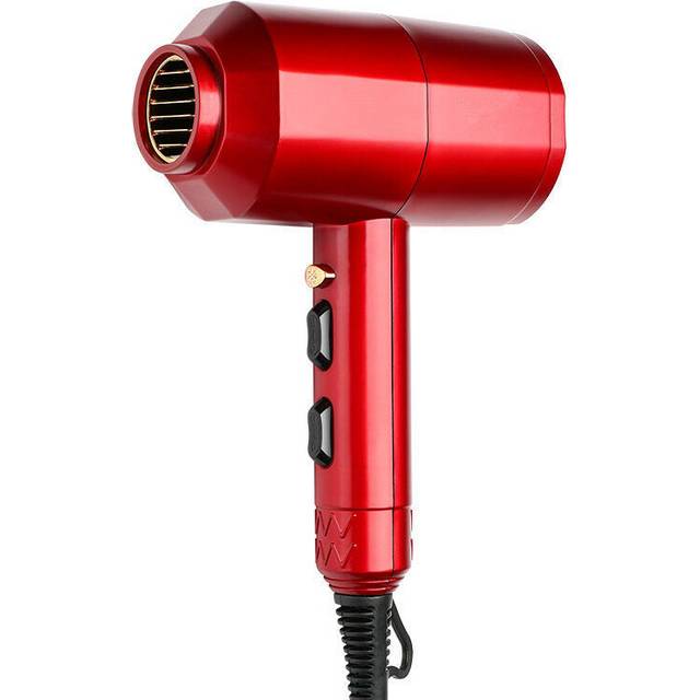 (Wine Red) Professional High Power Electric Hair Dryer Cold Hot Air Thermostatic Use Home Hair Salon Hoter