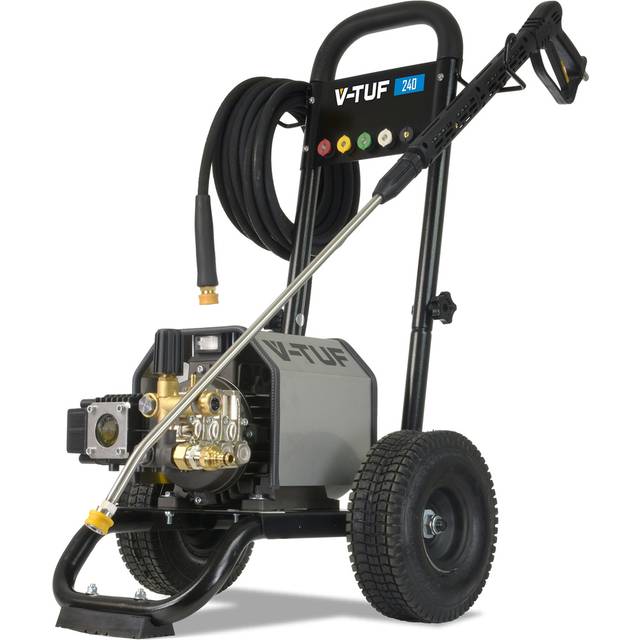 V-Tuf 240V Compact Electric Pressure Washer Total Stop + Foam System