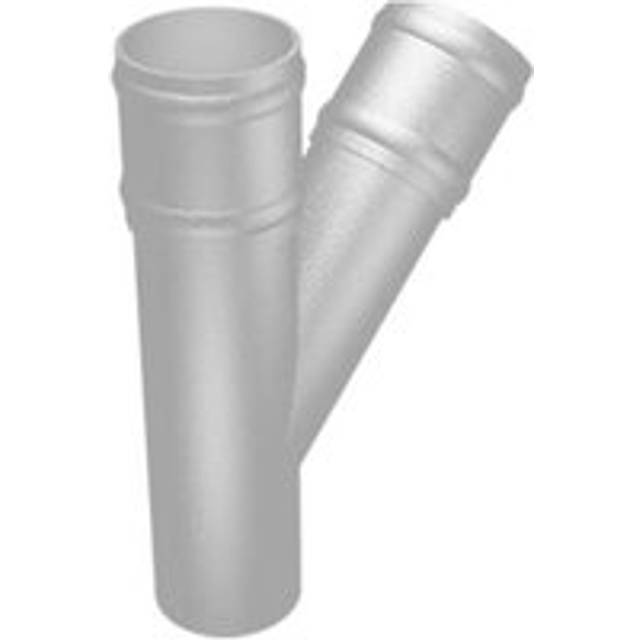 Cast Aluminium Round Downpipe Branch - 135 Degree x 76mm PPC