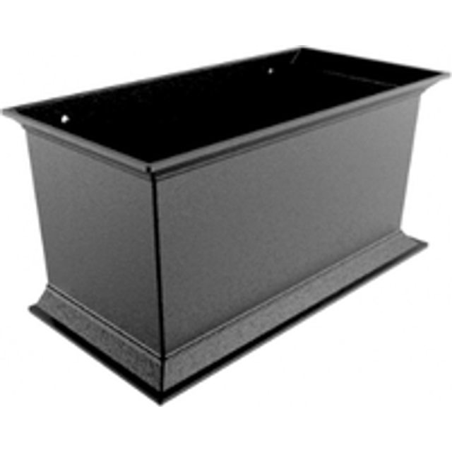 Cast Aluminium Round Flavia Hopper - 76mm PPC Finish Black