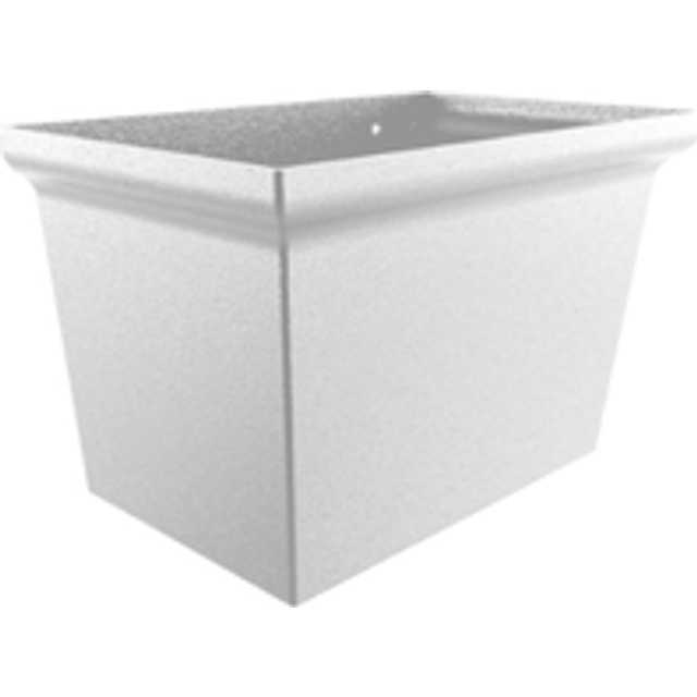 Cast Aluminium Round Centurian Large Hopper - 63mm PPC Finish