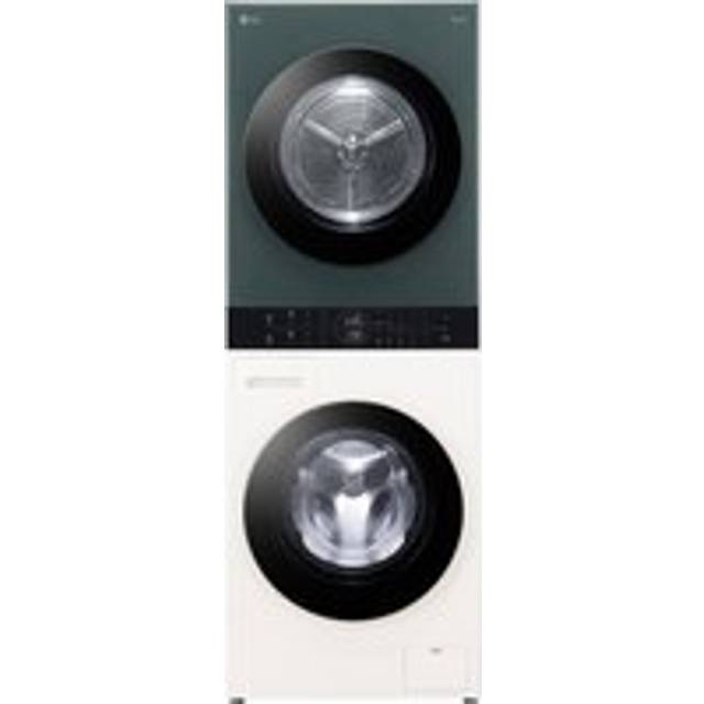 LG WT1210NBTN1 12kg/10kg WashTower TurboWash Washer Dryer - GREEN & BEIGE