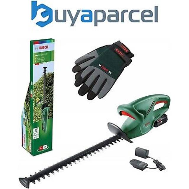 Bosch 18-45 Cordless Hedge Cutter Garden Trimmer 45cm 1 X Battery + Gloves