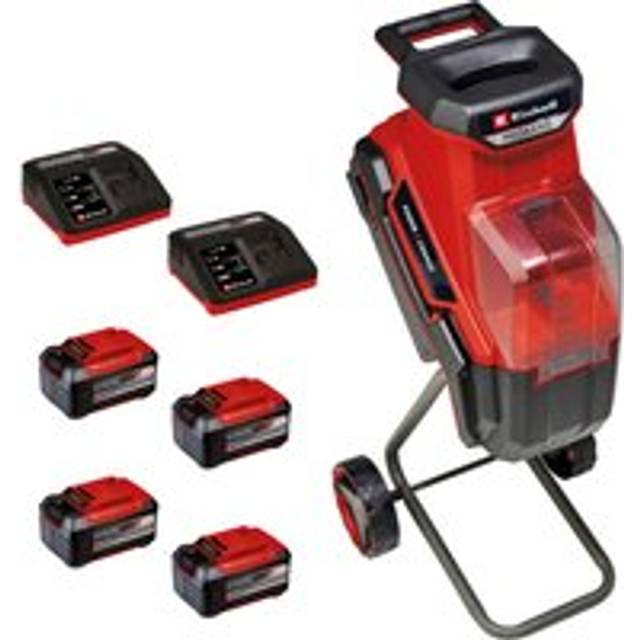 Einhell REDAXXO 36/25 36v Cordless Garden Shredder 4 x 5.2ah Li-ion Twin or Dual Battery Charger