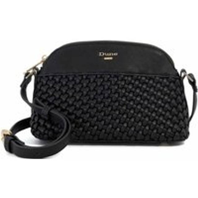 Dune London Distinct Woven Crossbody Bag - Black, Black, Women