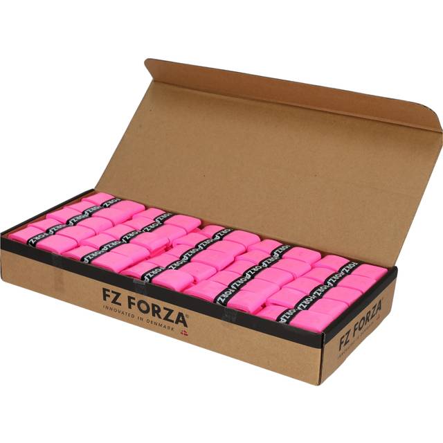 (100 Pcs, Pink) Forza A-Grip Racquet Sports Badminton Hockey 100pcs Anti Slip Replacement Tape