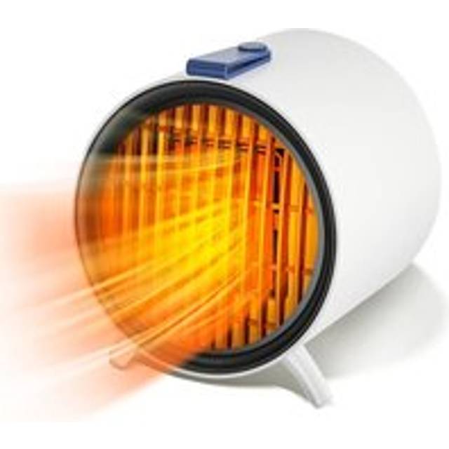 Alwaysh - 500W Fan Heater - Overheat Protection, For Home and Office