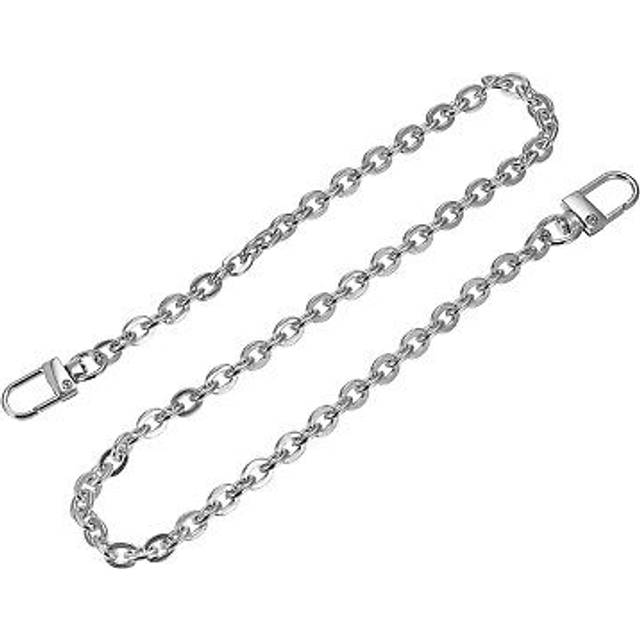 24x0.28 Purse Chain Strap, Purse Handle Shoulder Replacement Straps, Silver
