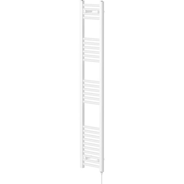 Wholesale Domestic Pizarro Straight Electric Heated Towel Rail | White | Mild Steel | 1600mm x 300mm