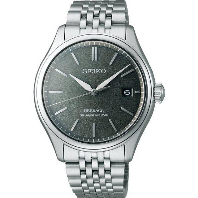 Seiko Men's SARX123 (PRESAGE Classic Series Mechanical Men's Metal Band) Round Watch Silver Analog