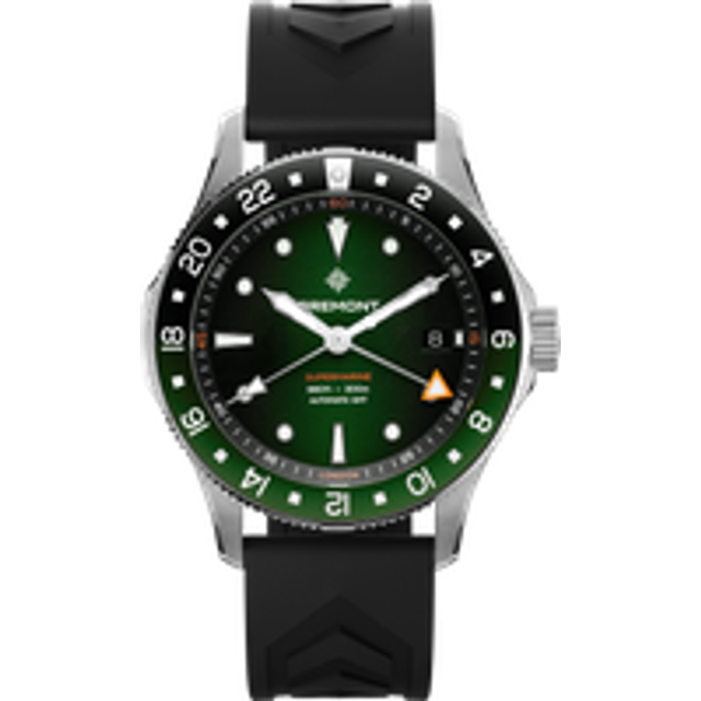 Bremont Supermarine 300M GMT Green Black Rubber Watch