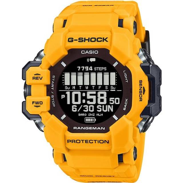 CASIO Men's G-SHOCK GPR-H1000-9JR [G-SHOCK MASTER OF G Series Rangeman] Round Watch Yellow Digital
