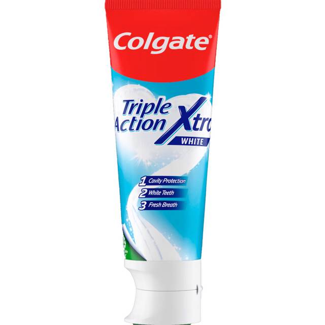 Colgate Tandkräm Triple Action Xtra White 75 ml Stående tub