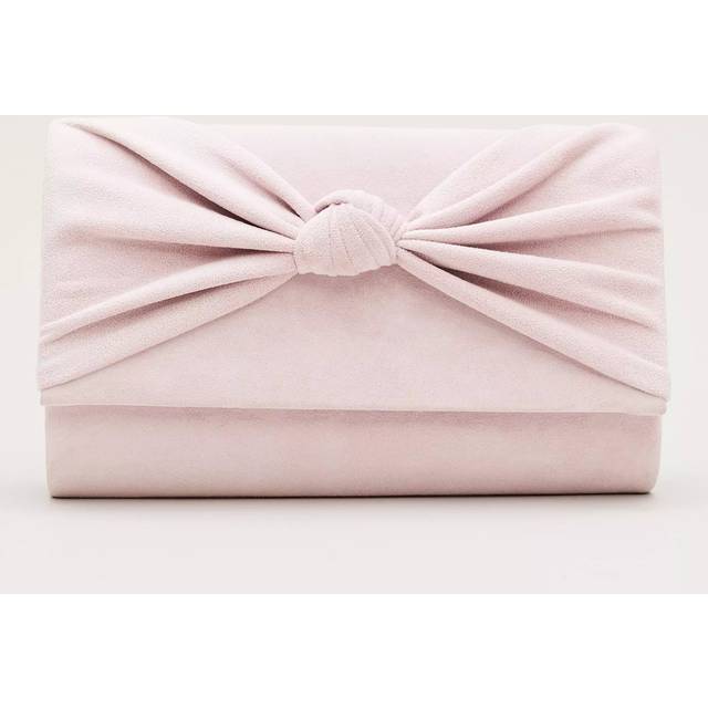 Phase Eight Knot Suede Clutch Bag