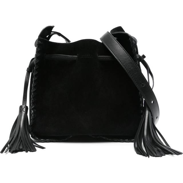 ISABEL MARANT - Silao bucket bag - women - Calf Suede/Cotton - One Size - Black