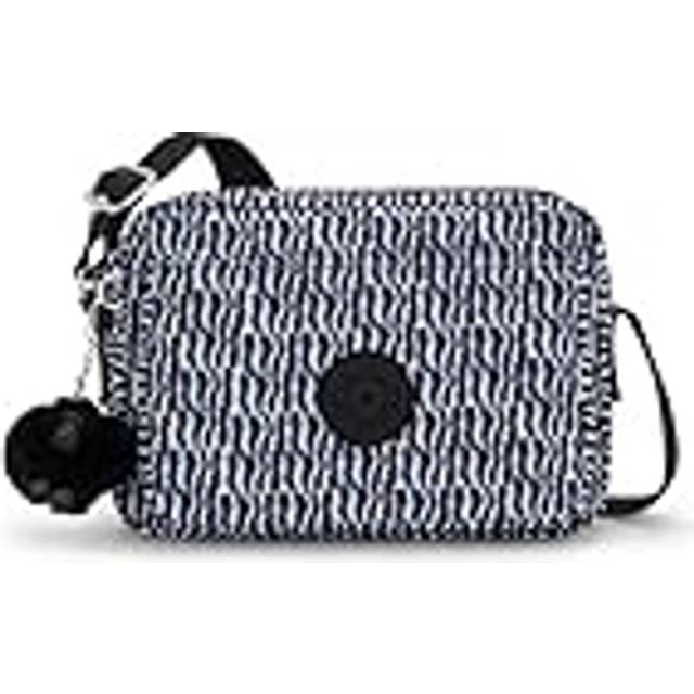 Kipling Crossbody Bag Abanu M Holiday Waves Print Medium Woman 100% Recycled Polyester