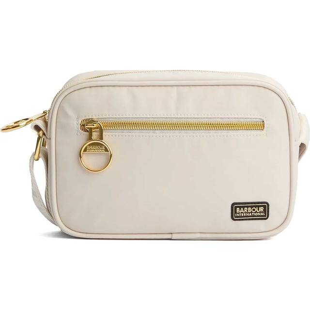 Barbour Womens Light Pearl Qualify Micro Crossbody Bag - Off-White - One Size