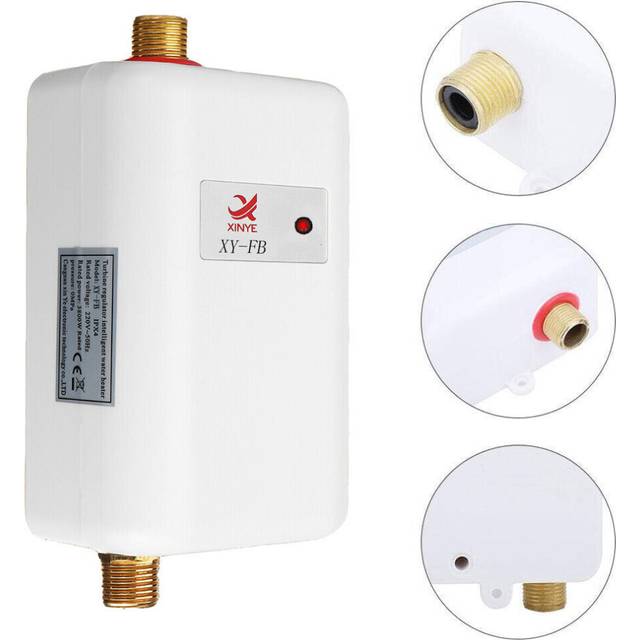 Mini Electric Instant Water heater Tankless Under Sink Tap 3000W For Kitchen Bathroom Salon