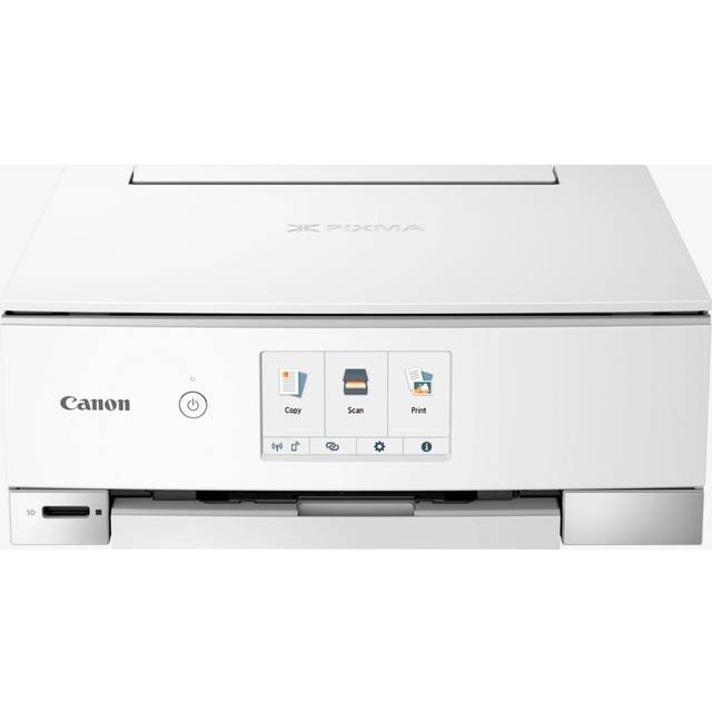 Canon PIXMA TS8351a Wireless Colour All in One Inkjet Photo Printer, White (OSFA)