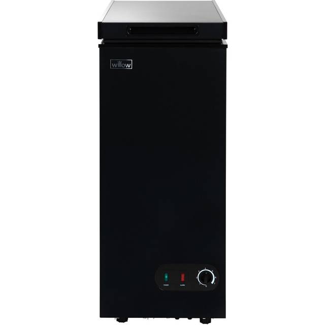 Willow 51L Slimline Chest Freezer - Black