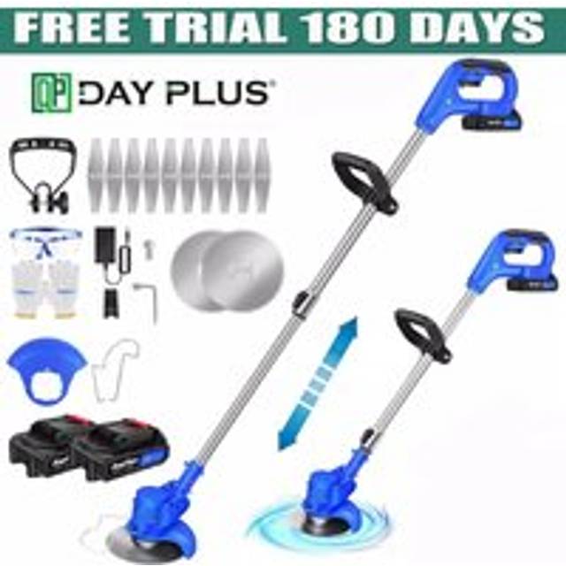 Cordless Electric Grass Trimmer Strimmer Cutter Garden Compact Lightweight Tools